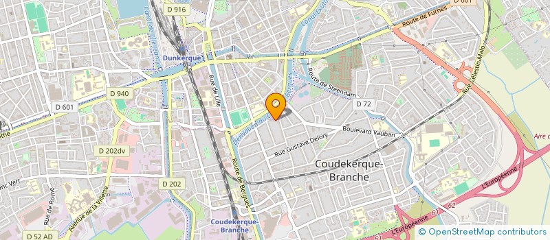 localisation de l'entreprise BRUBAT à DUNKERQUE