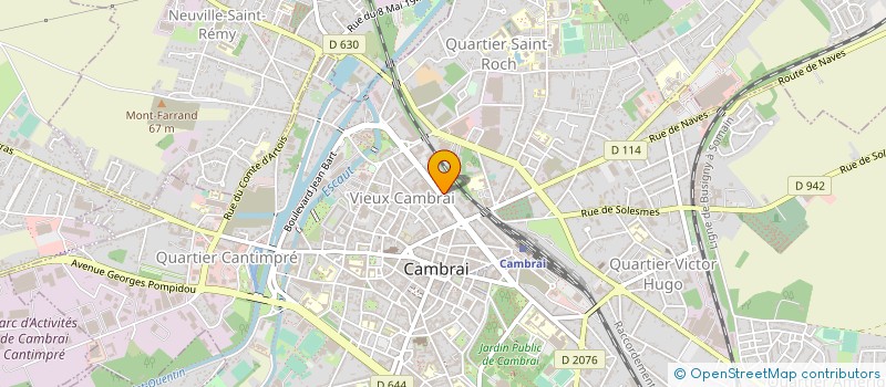 localisation de l'entreprise BRUBE INVESTISSEMENT à CAMBRAI