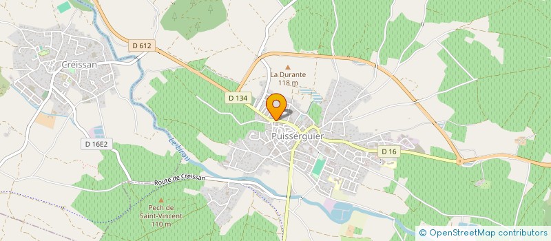 localisation de l'entreprise BRUBRI  PUISSERGUIER