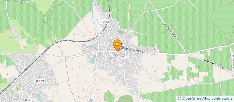 localisation de l'entreprise BRUC FRERES LA FOUGASSETTE  GENERAC