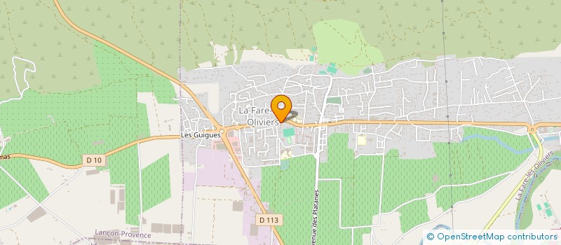 localisation de l'entreprise BRUCAPIERE  LA FARE-LES-OLIVIERS