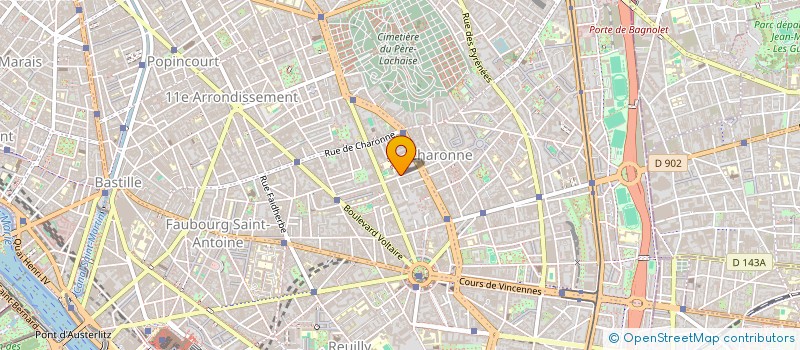 localisation de l'entreprise BRUCE  AOUDAI  DAVID  PARIS