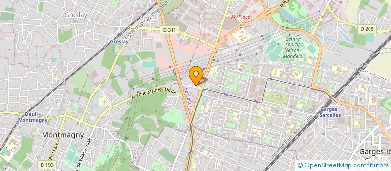 localisation de l'entreprise BRUCE CONSULTING à SARCELLES