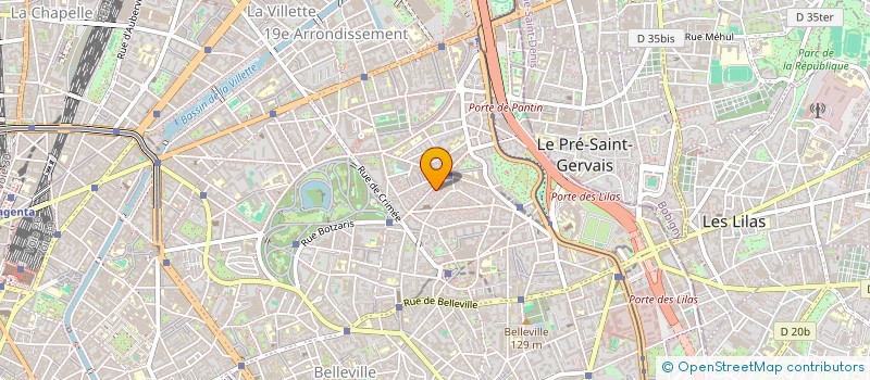 localisation de l'entreprise BRUCE RIBAY INTERNATIONAL CONSULTING  PARIS 19