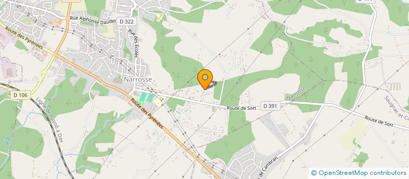 localisation de l'entreprise BRUCH  NARROSSE