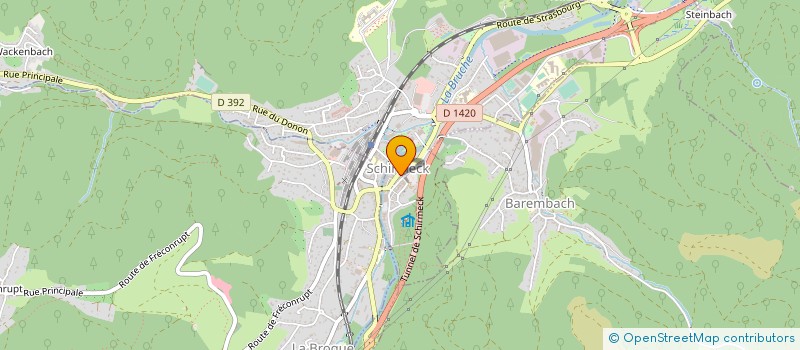 localisation de l'entreprise BRUCHE EMPLOI INTERIM à SCHIRMECK