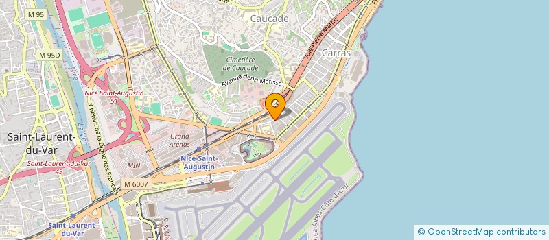 localisation de l'entreprise BRUCIA à NICE