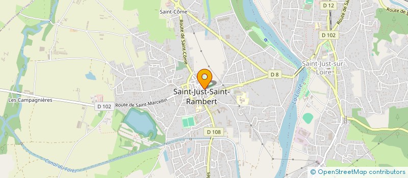 localisation de l'entreprise BRUCIATO  SAINT-JUST-SAINT-RAMBERT