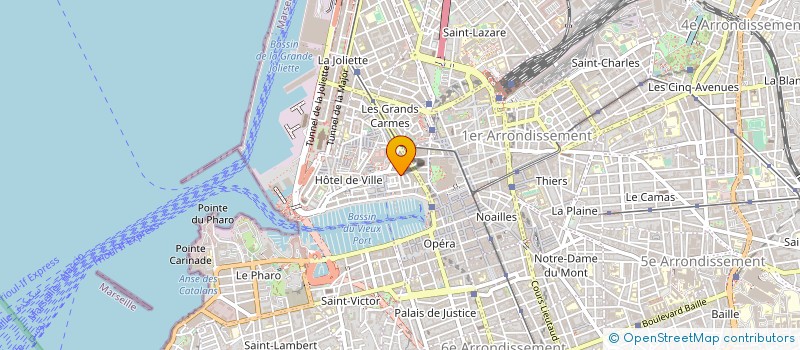localisation de l'entreprise BRUCKERT IDOUX RESTAURATION à MARSEILLE