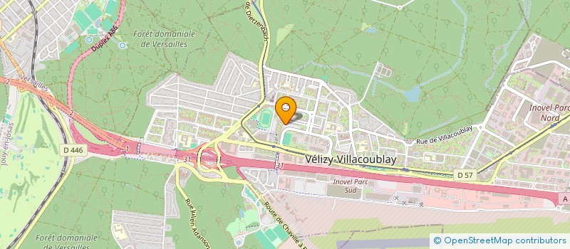 localisation de l'entreprise BRUD'IMMO  VELIZY-VILLACOUBLAY