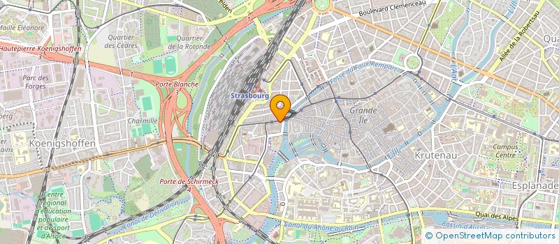 localisation de l'entreprise BRUDER 26 à STRASBOURG