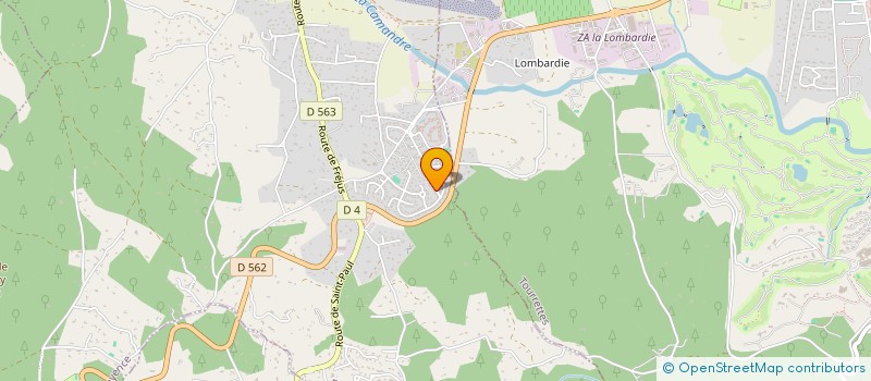 localisation de l'entreprise BRUDER  TOURRETTES