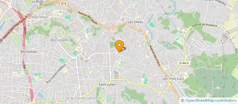 localisation de l'entreprise BRUDI à MARSEILLE