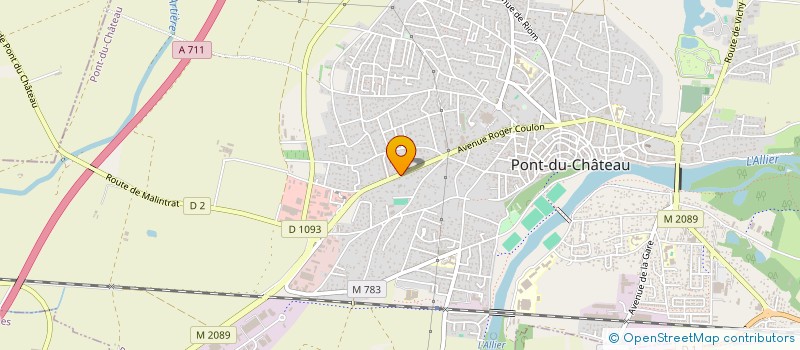 localisation de l'entreprise BRUDICTE à PONT-DU-CHATEAU