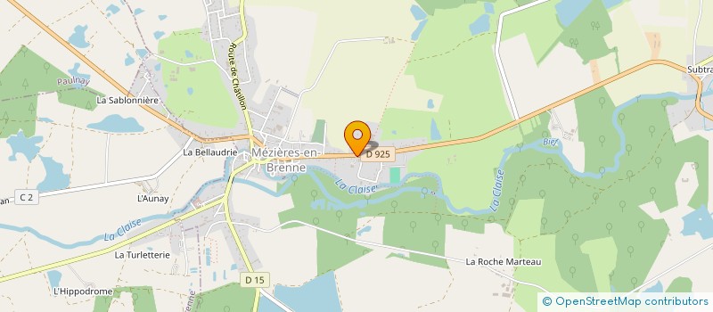 localisation de l'entreprise BRUDILE à MEZIERES-EN-BRENNE