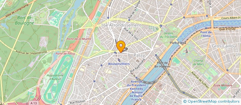 localisation de l'entreprise BRUDONA  PARIS