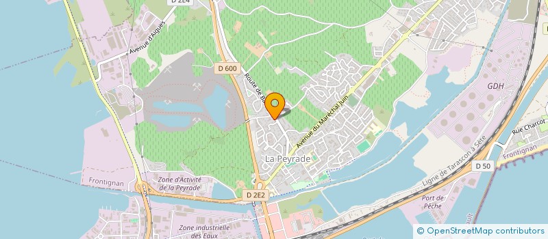 localisation de l'entreprise BRUEL ET NODET à FRONTIGNAN