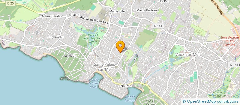 localisation de l'entreprise BRUEL-HAENEL SAINT PALAIS  SAINT-PALAIS-SUR-MER