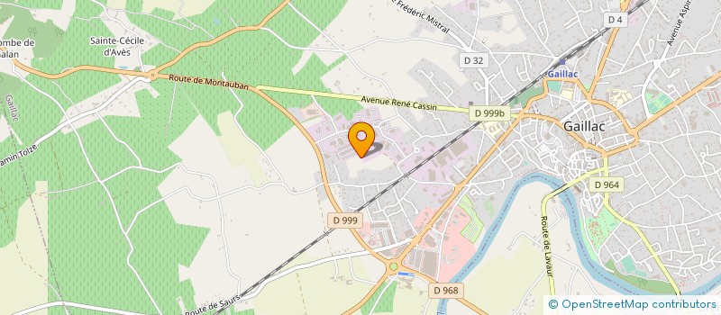 localisation de l'entreprise BRUEL PERE ET FILS à GAILLAC