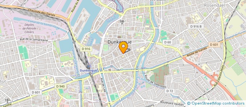 localisation de l'entreprise BRUFER à DUNKERQUE