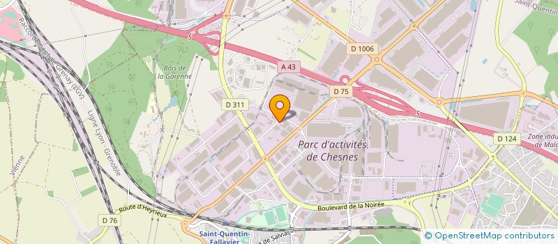 localisation de l'entreprise BRUGAROLAS FRANCE à SAINT-QUENTIN-FALLAVIER