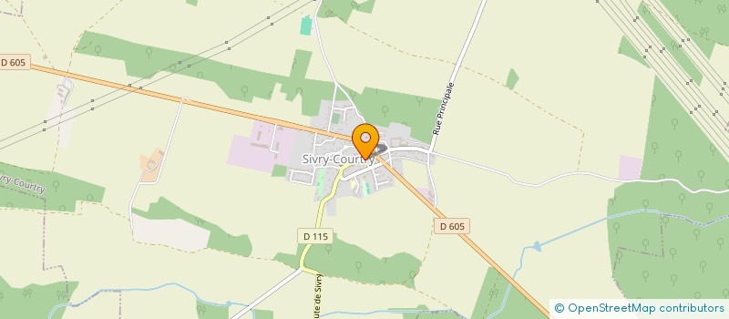 localisation de l'entreprise BRUGE VALE  SIVRY-COURTRY