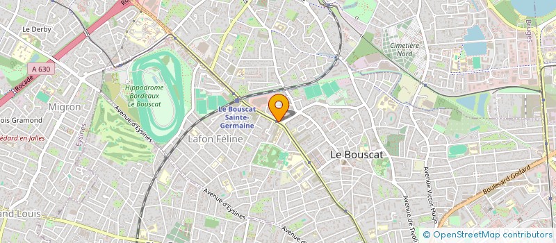 localisation de l'entreprise BRUGECO SARL à LE BOUSCAT