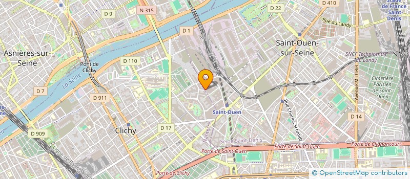 localisation de l'entreprise BRUGEFI INVEST à SAINT-OUEN-SUR-SEINE