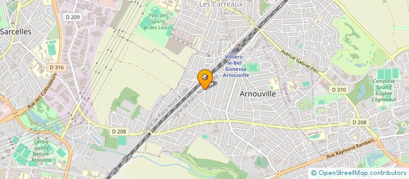 localisation de l'entreprise BRUGER à ARNOUVILLE