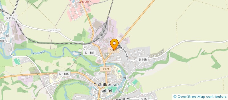 localisation de l'entreprise BRUGERE INDUSTRIES  CHATILLON-SUR-SEINE