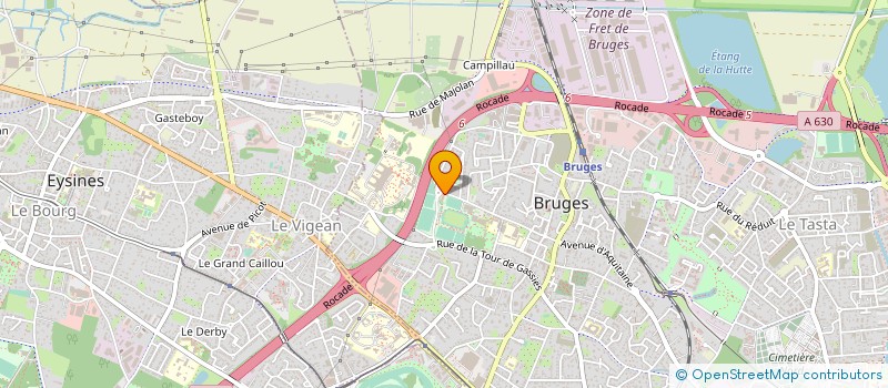 localisation de l'entreprise BRUGES 33 HANDBALL à BRUGES