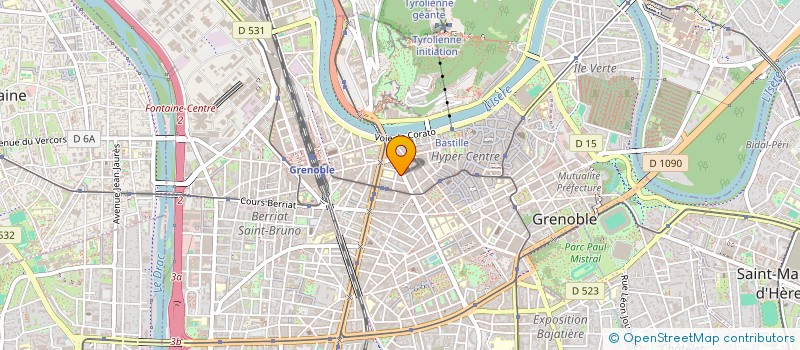 localisation de l'entreprise BRUGES  GRENOBLE