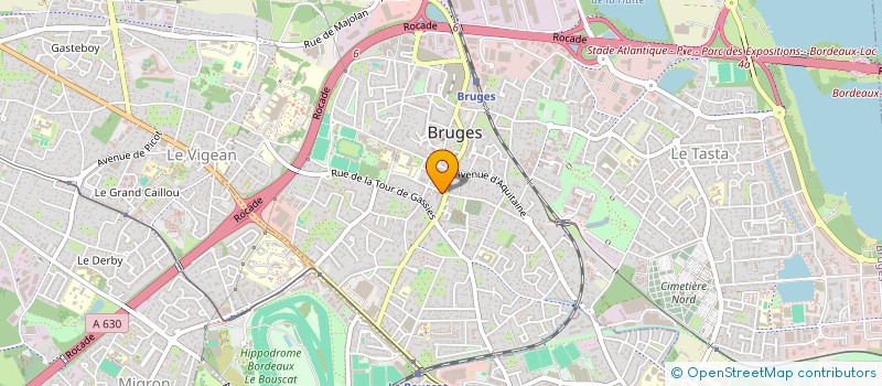 localisation de l'entreprise BRUGES AUDITION à BRUGES