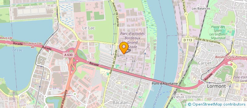 localisation de l'entreprise BRUGES-ELEC  BORDEAUX