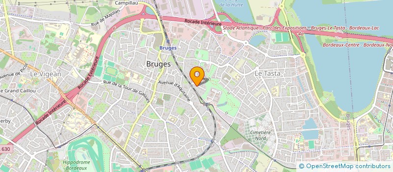 localisation de l'entreprise BRUGES YOGA ET BIEN ETRE  BRUGES