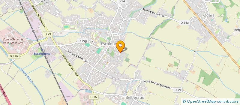 localisation de l'entreprise BRUGGER THIERRY ET REGINE  ESCALQUENS