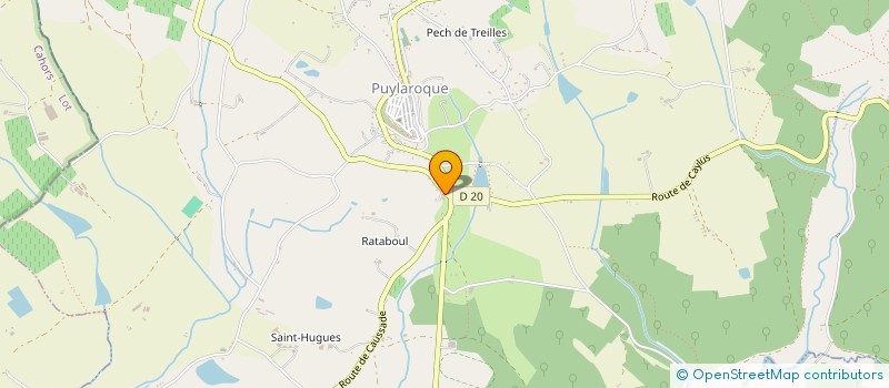 localisation de l'entreprise BRUGIDOU/FOUILLADE  PUYLAROQUE