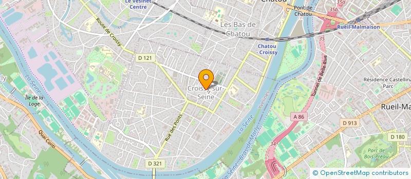 localisation de l'entreprise BRUGNAC  CROISSY-SUR-SEINE