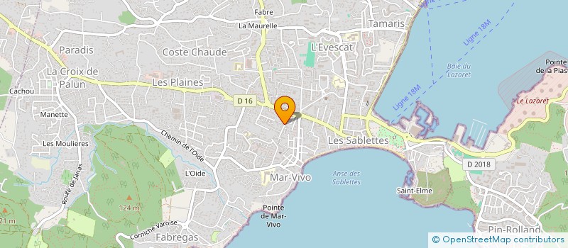 localisation de l'entreprise BRUGNON-CHAUVET à LA SEYNE-SUR-MER