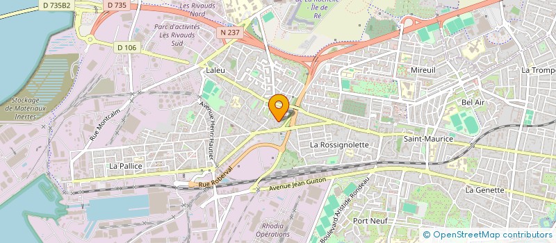 localisation de l'entreprise BRUGNOT-CAMUEL  LA ROCHELLE