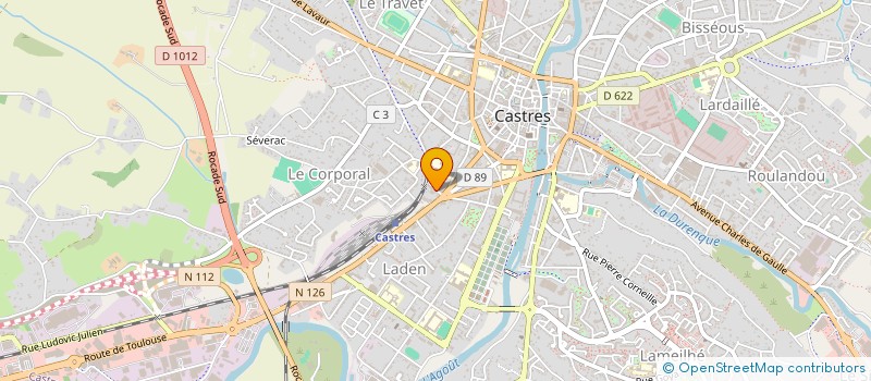 localisation de l'entreprise BRUGUERIA  CASTRES