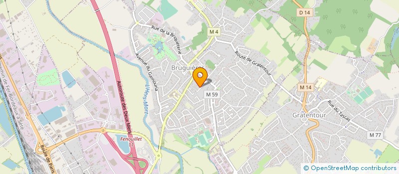 localisation de l'entreprise BRUGUIERES PETANQUE  BRUGUIERES