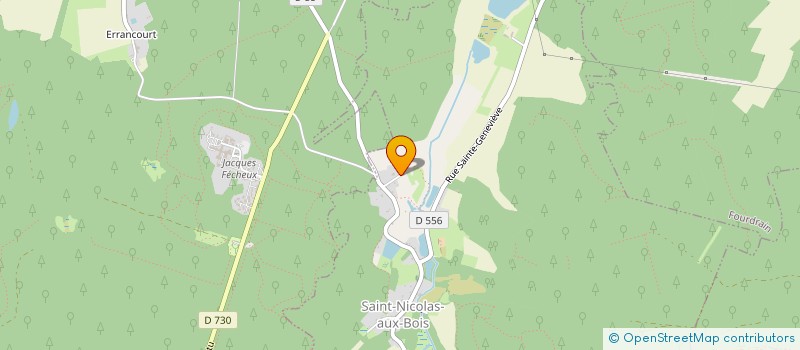 localisation de l'entreprise BRUIET-FERMETURES  SAINT-NICOLAS-AUX-BOIS