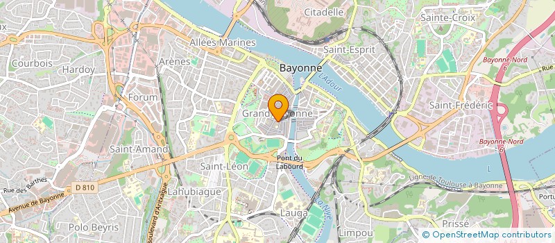 localisation de l'entreprise BRUIT ET SON à BAYONNE