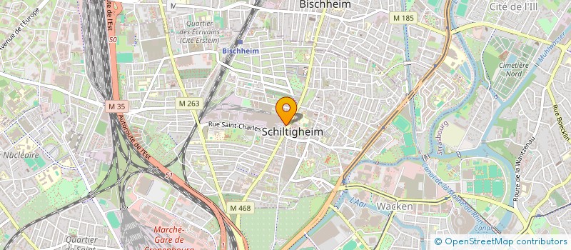localisation de l'entreprise BRUIT SON MUSIQUE à SCHILTIGHEIM