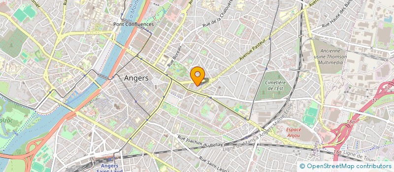 localisation de l'entreprise BRUIT SOURD à ANGERS