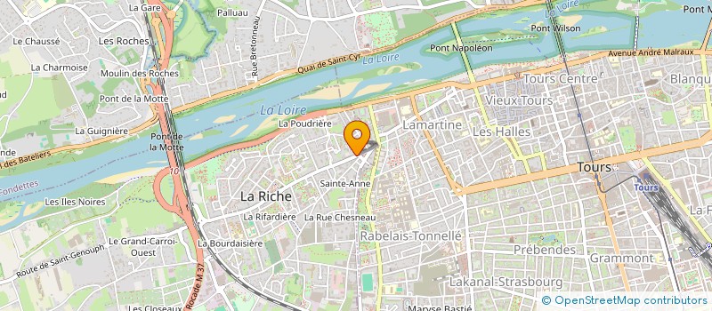 localisation de l'entreprise BRUITDEFOND  LA RICHE