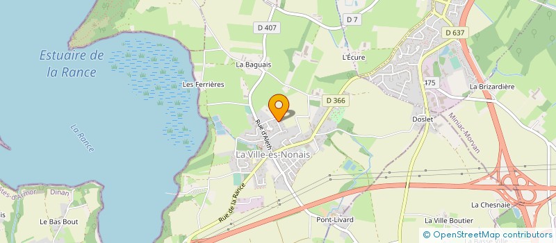 localisation de l'entreprise BRUITS DE REMPARTS  LA VILLE-ES-NONAIS