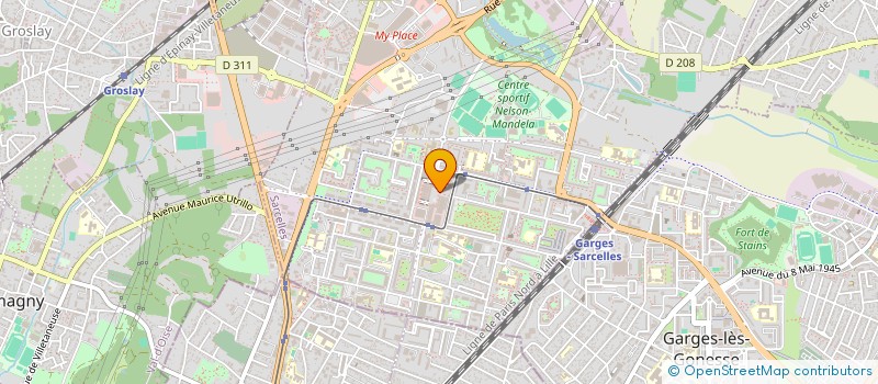 localisation de l'entreprise BRUJ 06 à SARCELLES