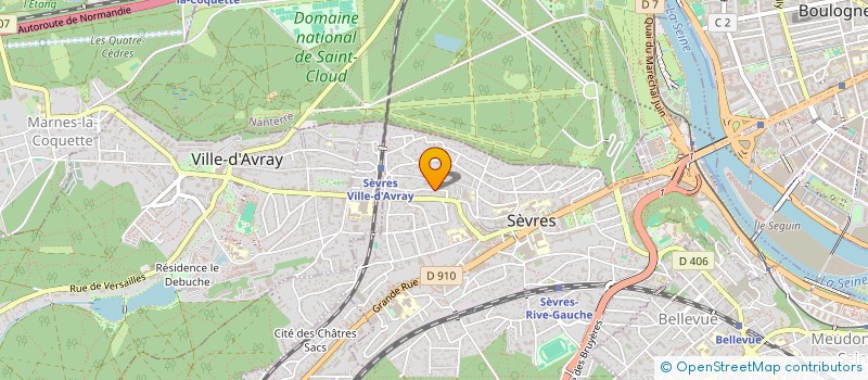 localisation de l'entreprise BRUJAJUROTA  SEVRES